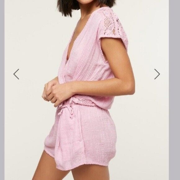 O'neill Saltwater Lavender Coverup Romper XL - Picture 2 of 9